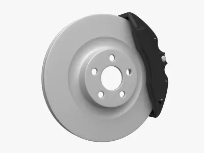 Brake disc 3D model by acves