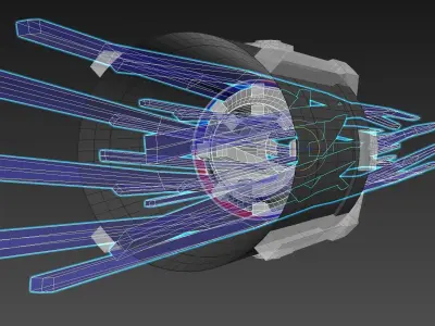 Regenerative Vortex Thruster - Efficiency Booster Nozzle 3D model