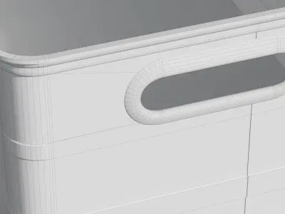 Aluminum Container 001 M 3D model