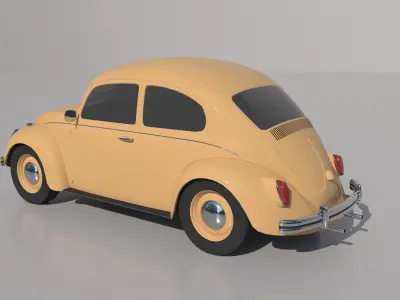 Volkswagen Beetle Free 3D model by euginsb