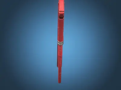  Adjustable Pipe Wrench Low-poly 3D model