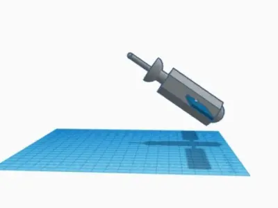satallite syringe 3D model