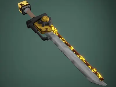 Metal Sword 3D model purchase