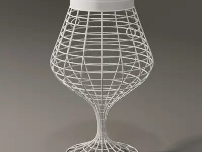 Cork Catcher Table 3D model