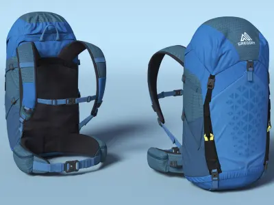  Gregory Paragon 48 Hiking Backpack Blue 