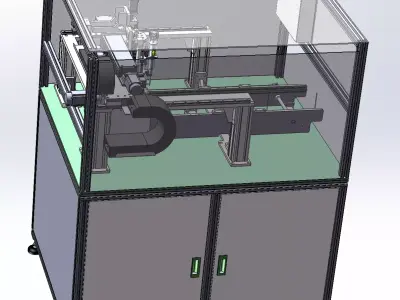 PCBA Three-Axis Dispensing Machine 3D model