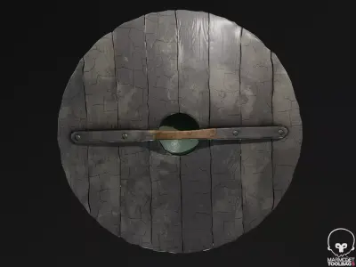 Sheild Low-poly 3D model