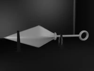 Ninja Kunai 3D model