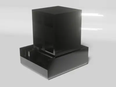 Cap Square Tubing 3D model