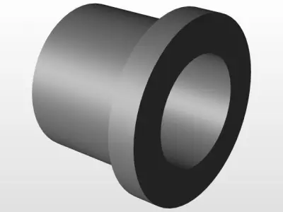 150 HD Castor swivel wheel Urethane Free 3D model