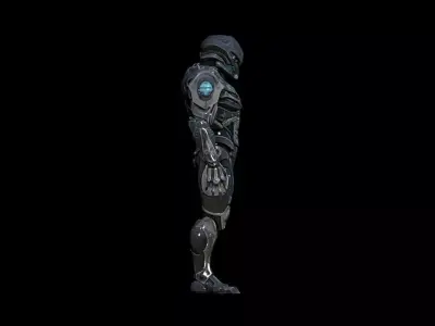 Alien soldier 3D model 3D model