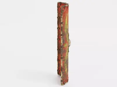 Dirty Scutum Shield - Roman Armor Equipment 3D model
