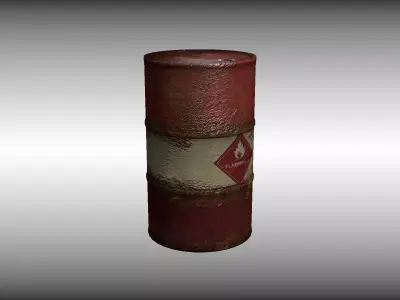 Oil Drum Free 3D model