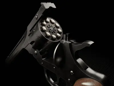 HR Model 999 Sportsman 22 LR Low-poly 3D model
