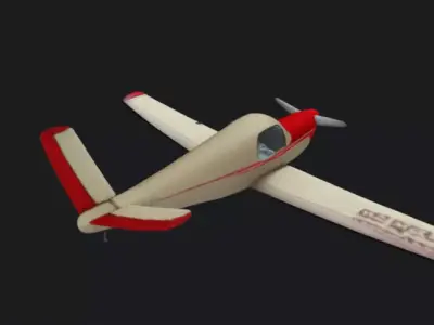 Twin Engine Transport Plane 3D model