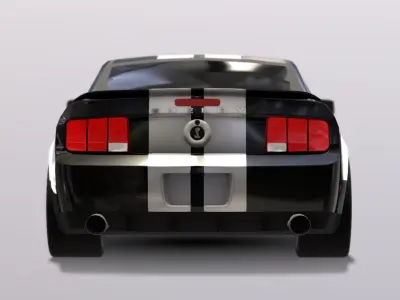 2007 Ford Mustang Shelby GT500 KR Free 3D model