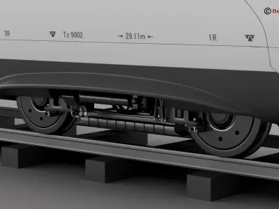 ICE 4 BR412 3D model purchase