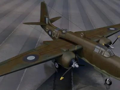 Douglas Havoc Mk-2  -  RAAF 3D model