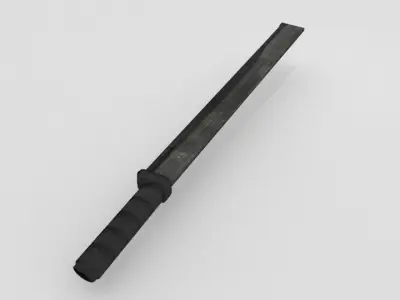 Multi-use Machete Pack Low-poly 3D model