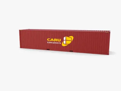 40ft Shipping Container Caru v2 3D model