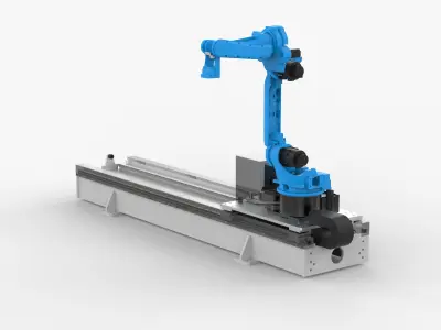 Ground Rail Joint Welding Robot 3D model