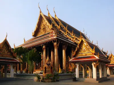 Ubosot and the Emerald Buddha 3D model