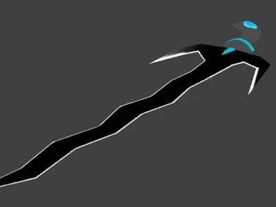 Kerisai-7 sword 3D model