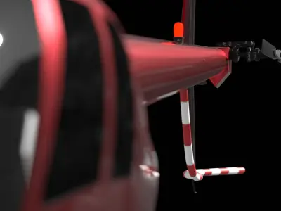 Robinson R66 Modelo 3D 3D model