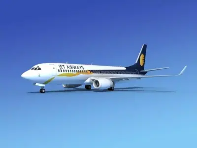 Boeing 737-800Jet Airlines 3D model