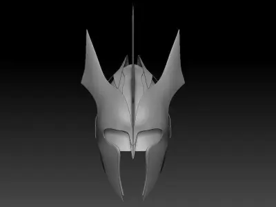 High-poly model Elf helmet 3D model