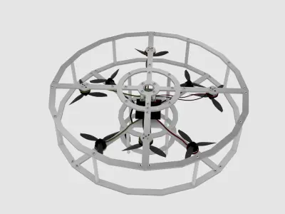 Circle Drone 3D model