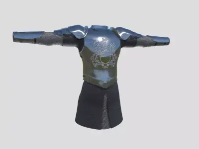 Medieval Armour Low-poly 3D model