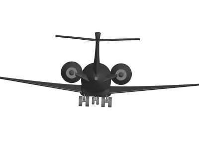 Gulfstream G650ER Private Jet 3D model purchase
