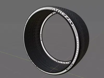race car tyre 3D model
