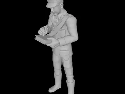 POLICEMAN SET - ARMY SET- MILITARY SET - POLICE PACK 3D print model