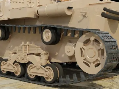 Carro armato M13 40 Free 3D model