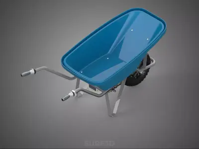 MOTORISED RIM WHEELHUB WHEELBARROW BARROW BRUSHLESS MOTOR SYSTEM 3D model