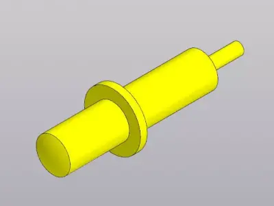 Cylindrical Punch Tool - Stamping Die Part 3D model