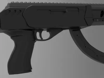 Cz 512 tactical Free low-poly 3D model