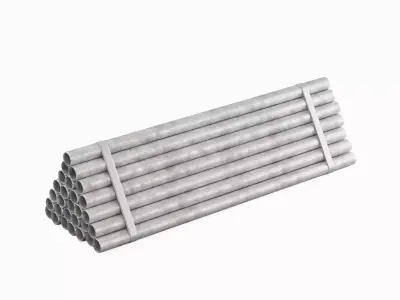Industrial Pipes 03 3D model