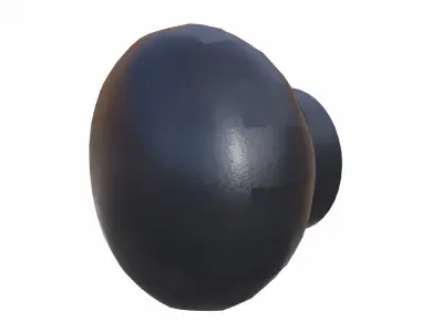 Industrial Knob Low-poly 3D model purchase