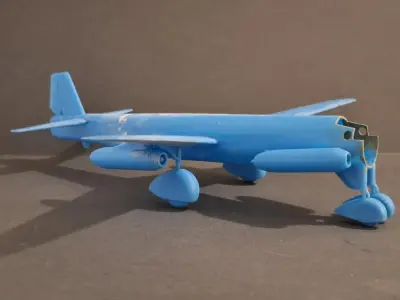 Junkers 287 WW2 Jet Bomber Prototype 3D print model