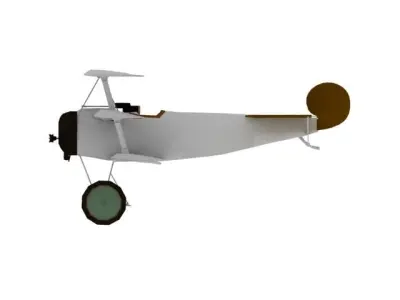 AIRCRAFT FOKERD1 3D model