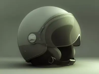 Bike Helmet 3D model buy