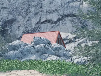 Rocky Village 3D model