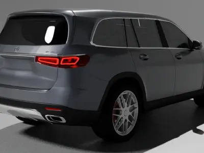 Mercedes Benz GLS 450 4Matic  Free 3D model