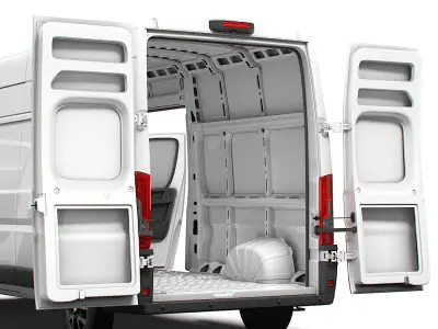 Fiat Ducato Van L3H3 HQ Interior 2023 3D model