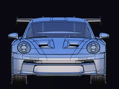 Porsche 911 GT3 RS 3D model