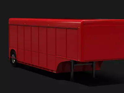 Beverage Trailer 3D model