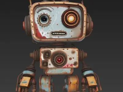 Scrapbot Mechanic 1 3D model